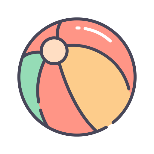 pelota Good Ware Lineal Color icono