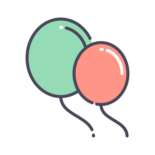 luftballons Good Ware Lineal Color icon