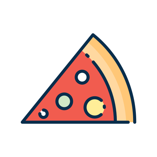 피자 Good Ware Lineal Color icon
