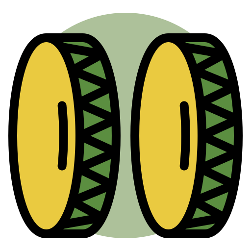 pandereta Generic color lineal-color icono