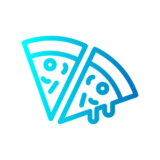 pizza Generic gradient outline ikona