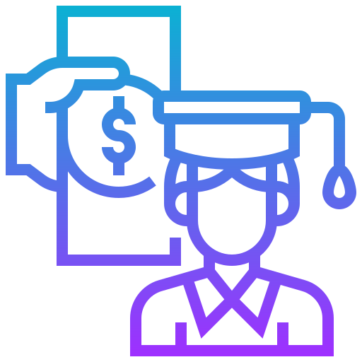 formazione scolastica Meticulous Gradient icona