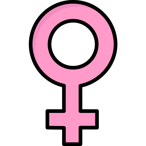 Femenino Flatart Icons Lineal Color icono