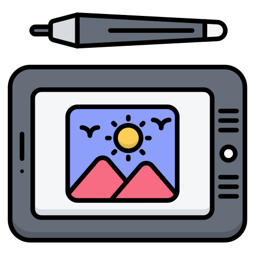 Перьевой планшет Generic color lineal-color иконка