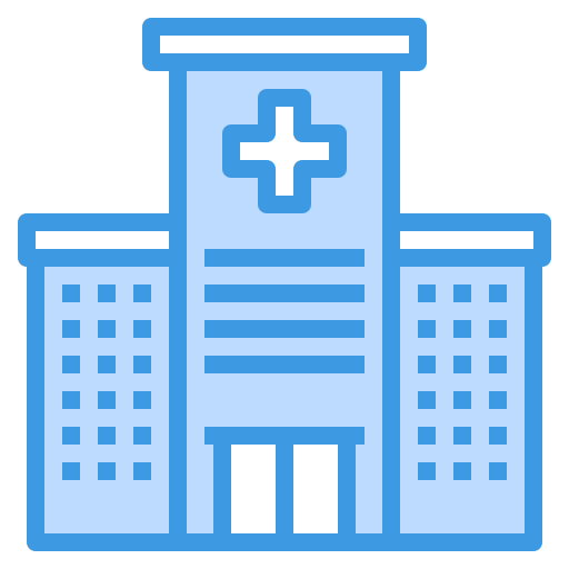 Hospital itim2101 Blue icon