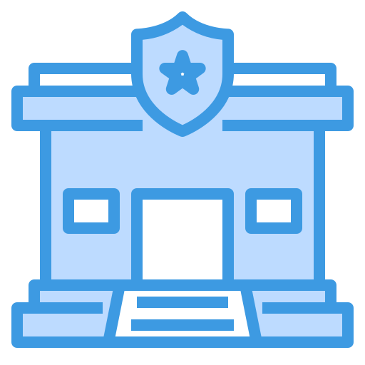 politiebureau itim2101 Blue icoon