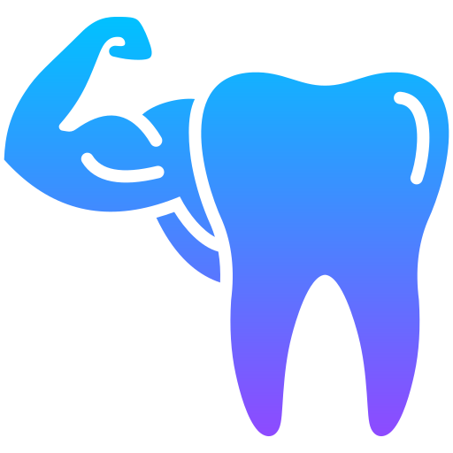 zdrowy ząb Generic gradient fill ikona