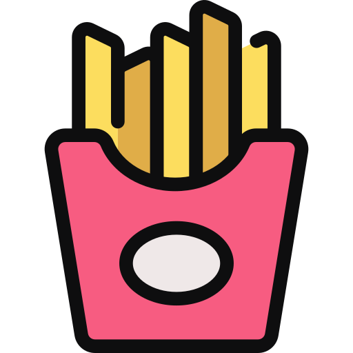 French fries Generic color lineal-color icon