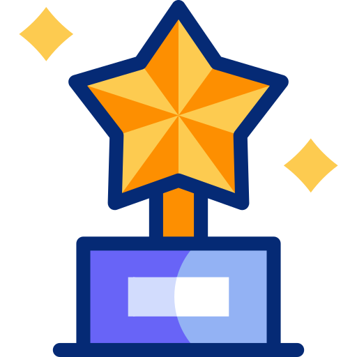 Award Basic Accent Lineal Color icon