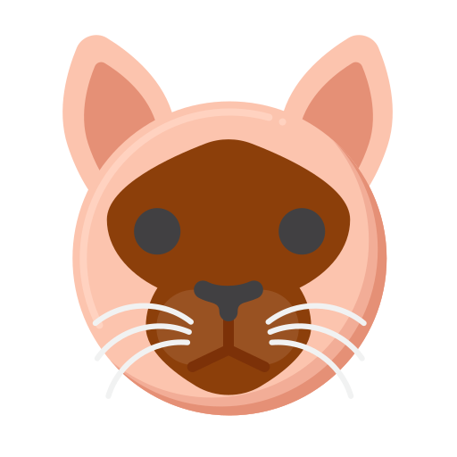 gato birmano Generic color fill icono