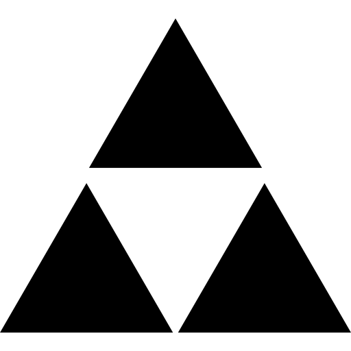 三角形 Alfredo Hernandez Fill icon