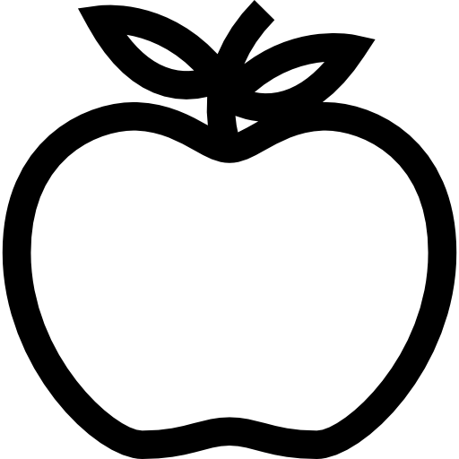 jabłko Alfredo Hernandez Lineal ikona