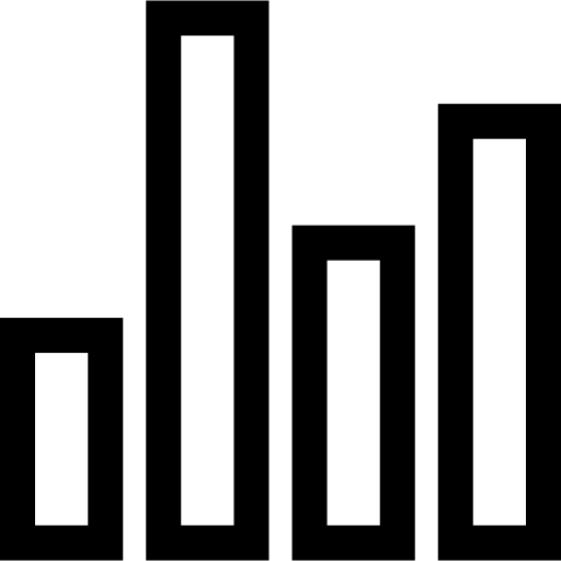 gráfico de barras Alfredo Hernandez Lineal icono