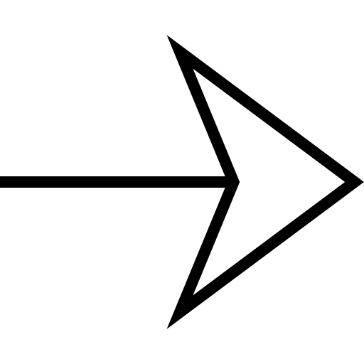 flecha correcta Alfredo Hernandez Thin line icono