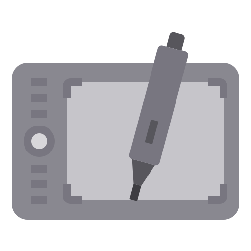 grafisch tablet itim2101 Flat icoon