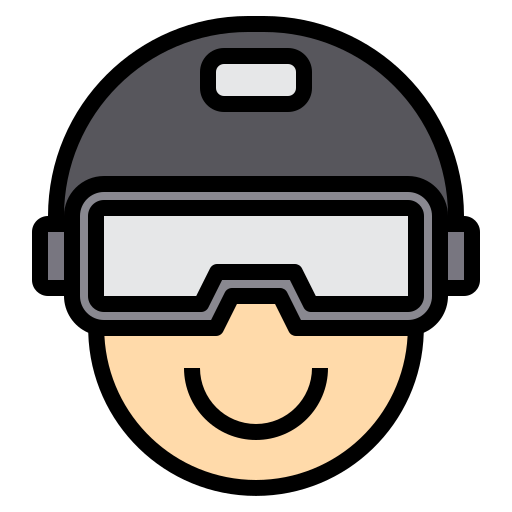 gafas de realidad virtual itim2101 Lineal Color icono