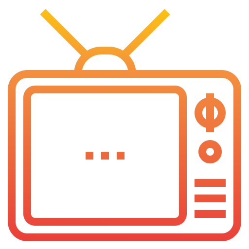 Televisión itim2101 Gradient icono