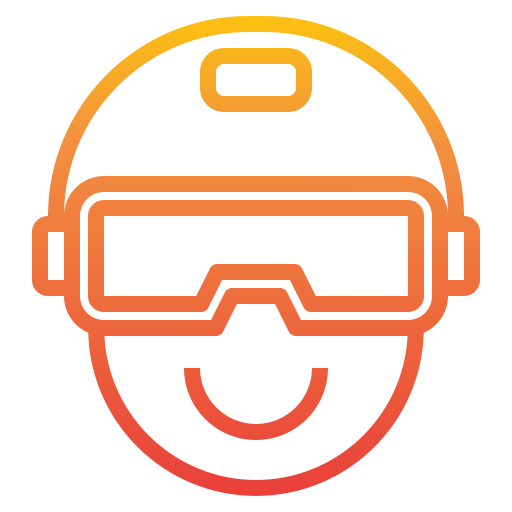 Vr glasses itim2101 Gradient icon