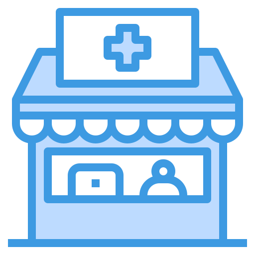 Pharmacy itim2101 Blue icon
