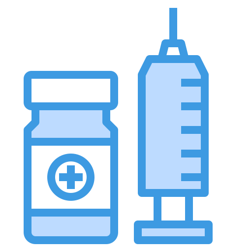 Vaccine itim2101 Blue icon