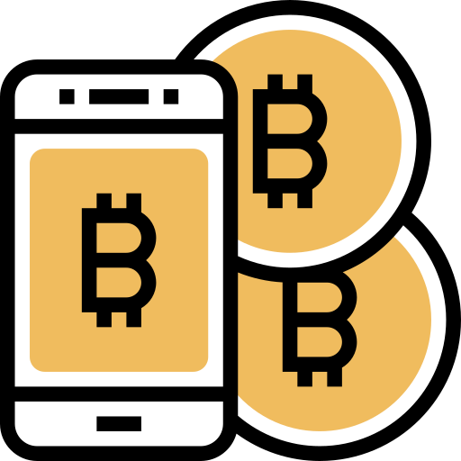 Bitcoins Meticulous Yellow shadow icon
