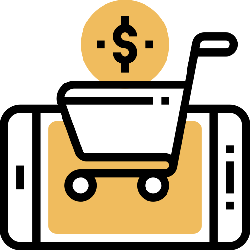Online payment Meticulous Yellow shadow icon