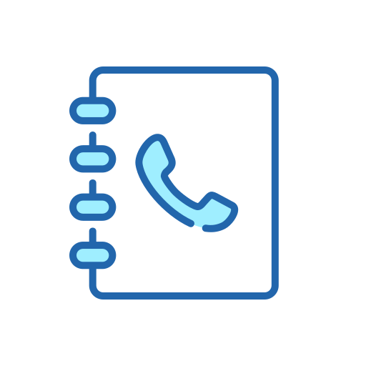 Phone book Good Ware Lineal Color icon
