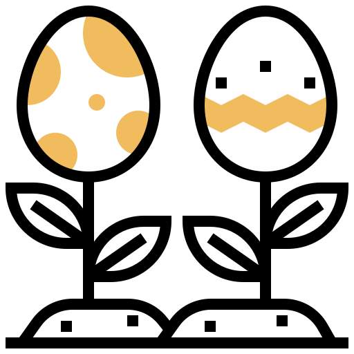 uovo di pasqua Meticulous Yellow shadow icona