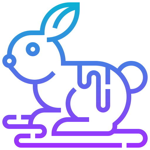 Шоколадный кролик Meticulous Gradient иконка