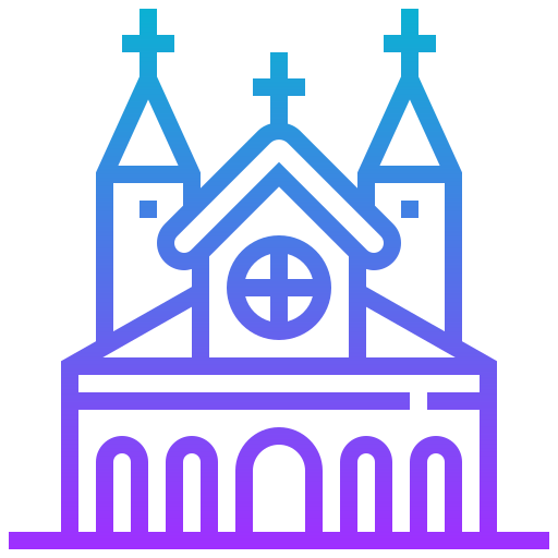 Iglesia Meticulous Gradient icono