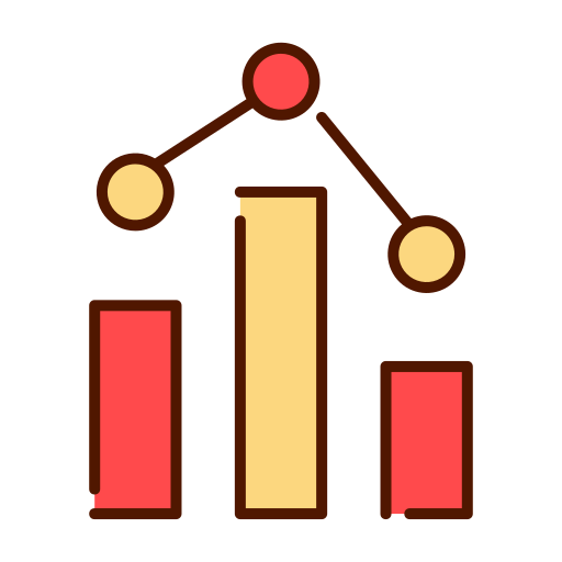 analytics Good Ware Lineal Color icon
