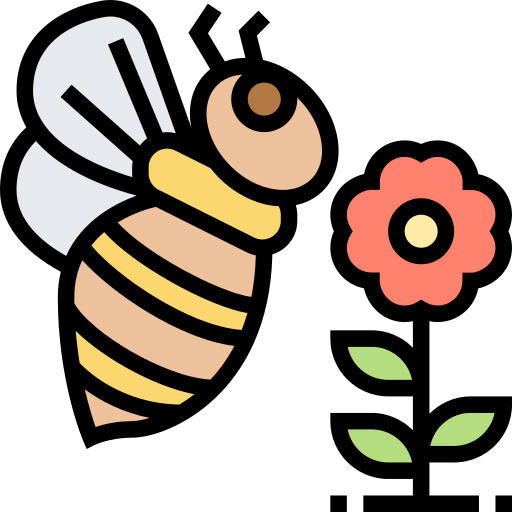 Bee Meticulous Lineal Color icon