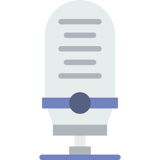 mikrofon prettycons Flat icon