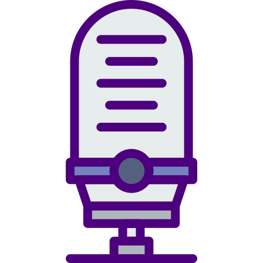 mikrofon prettycons Lineal Color ikona