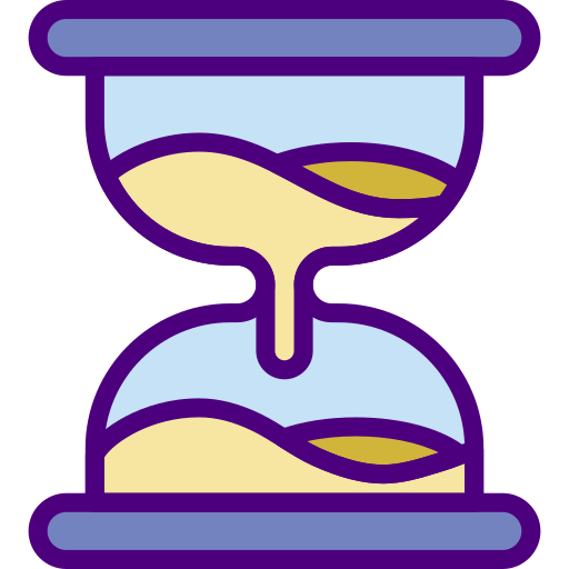 Hourglass prettycons Lineal Color icon