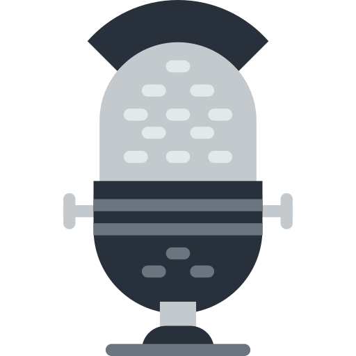 Microphone prettycons Flat icon