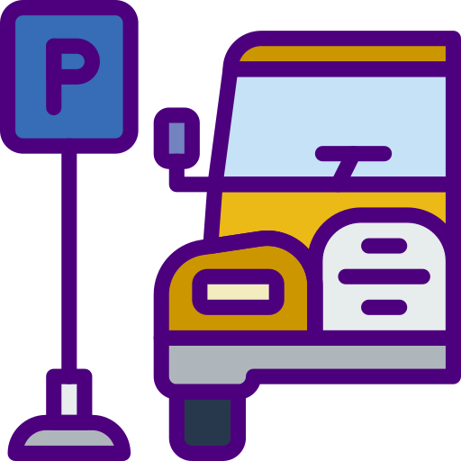 Parking prettycons Lineal Color icon