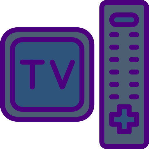 caja de tv prettycons Lineal Color icono