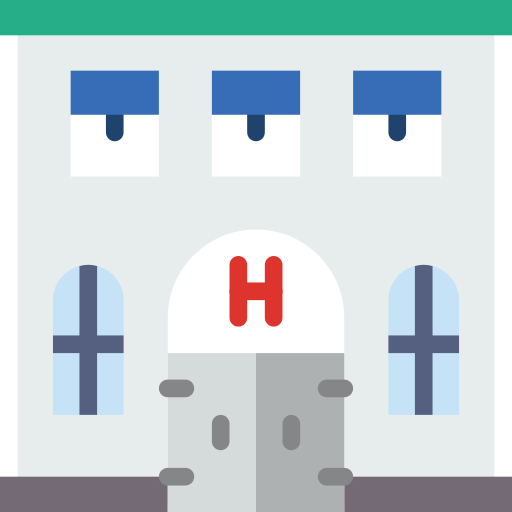 Hospital prettycons Flat icon