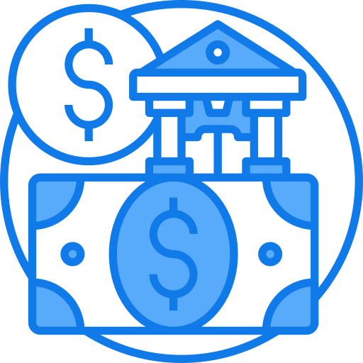 banking Justicon Blue icon