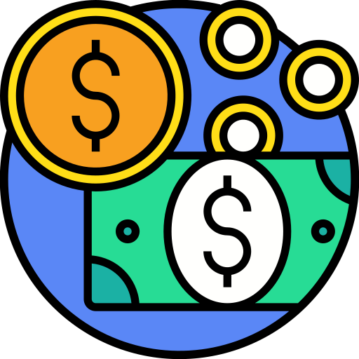 Cash Justicon Lineal Color icon
