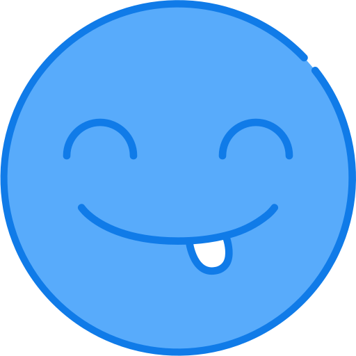 笑顔 Justicon Blue icon