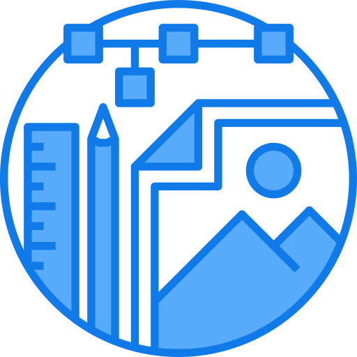 Diseño gráfico Justicon Blue icono