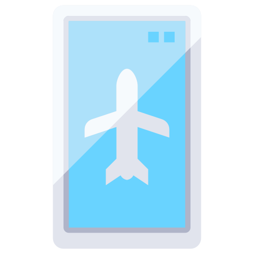 tryb samolotowy Justicon Flat ikona