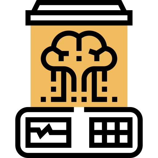 Artificial intelligence Meticulous Yellow shadow icon