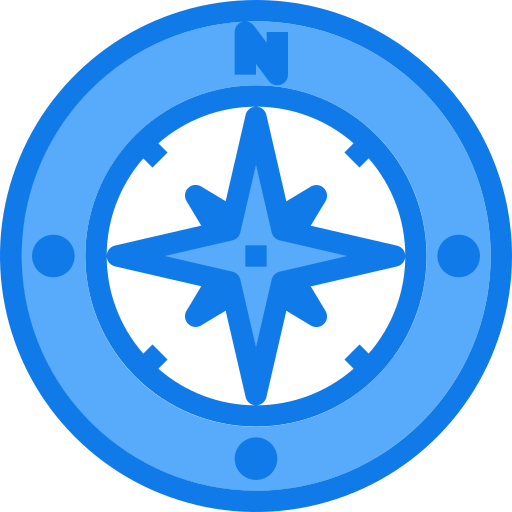 方位磁針 Justicon Blue icon