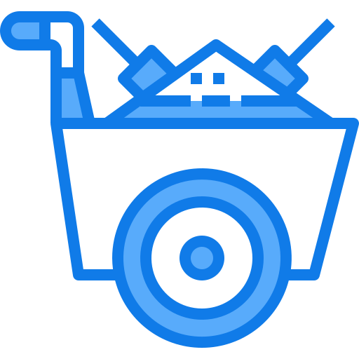 winkelwagen Justicon Blue icoon