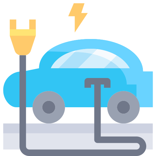elektroauto Justicon Flat icon