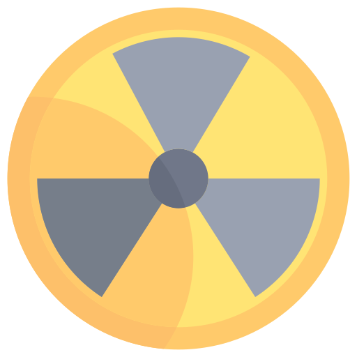energia nuklearna Justicon Flat ikona