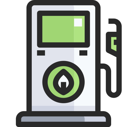 Biocombustible Justicon Lineal Color icono
